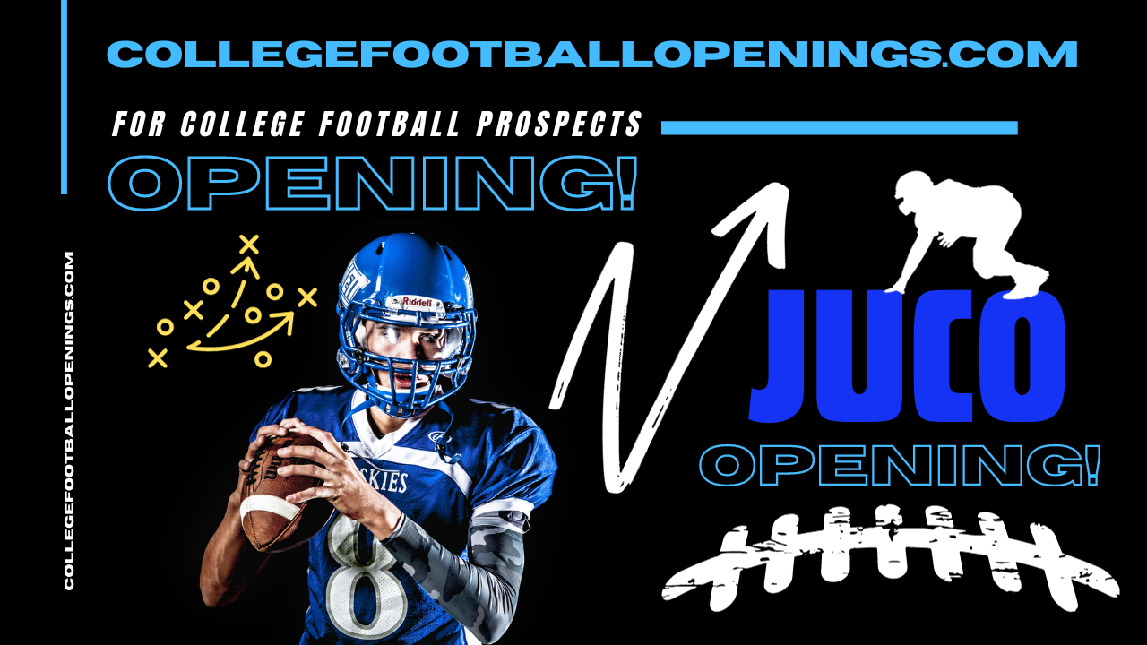 JUCO Recruiting All Positions! 2024 College Football Openings