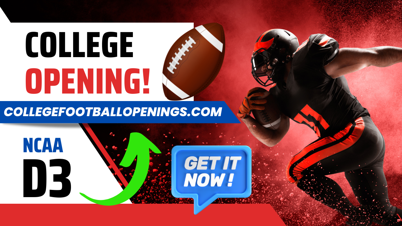 NCAA D3 Need OLs & DBs! 2024 College Football Openings